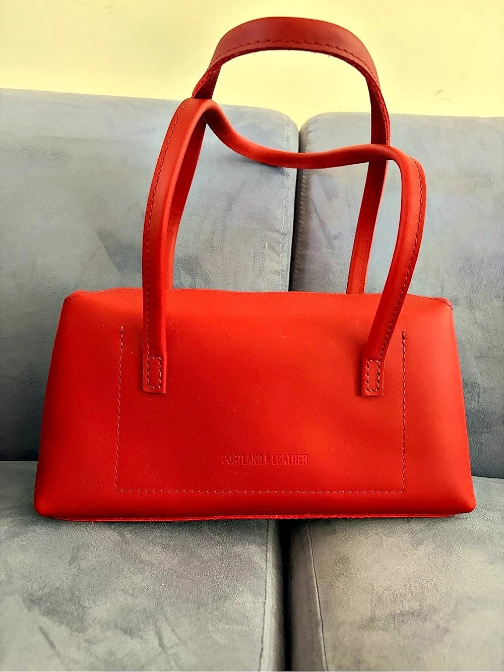 Portland Leather Amelie Bag in Ruby NWT - Picture 2 of 4